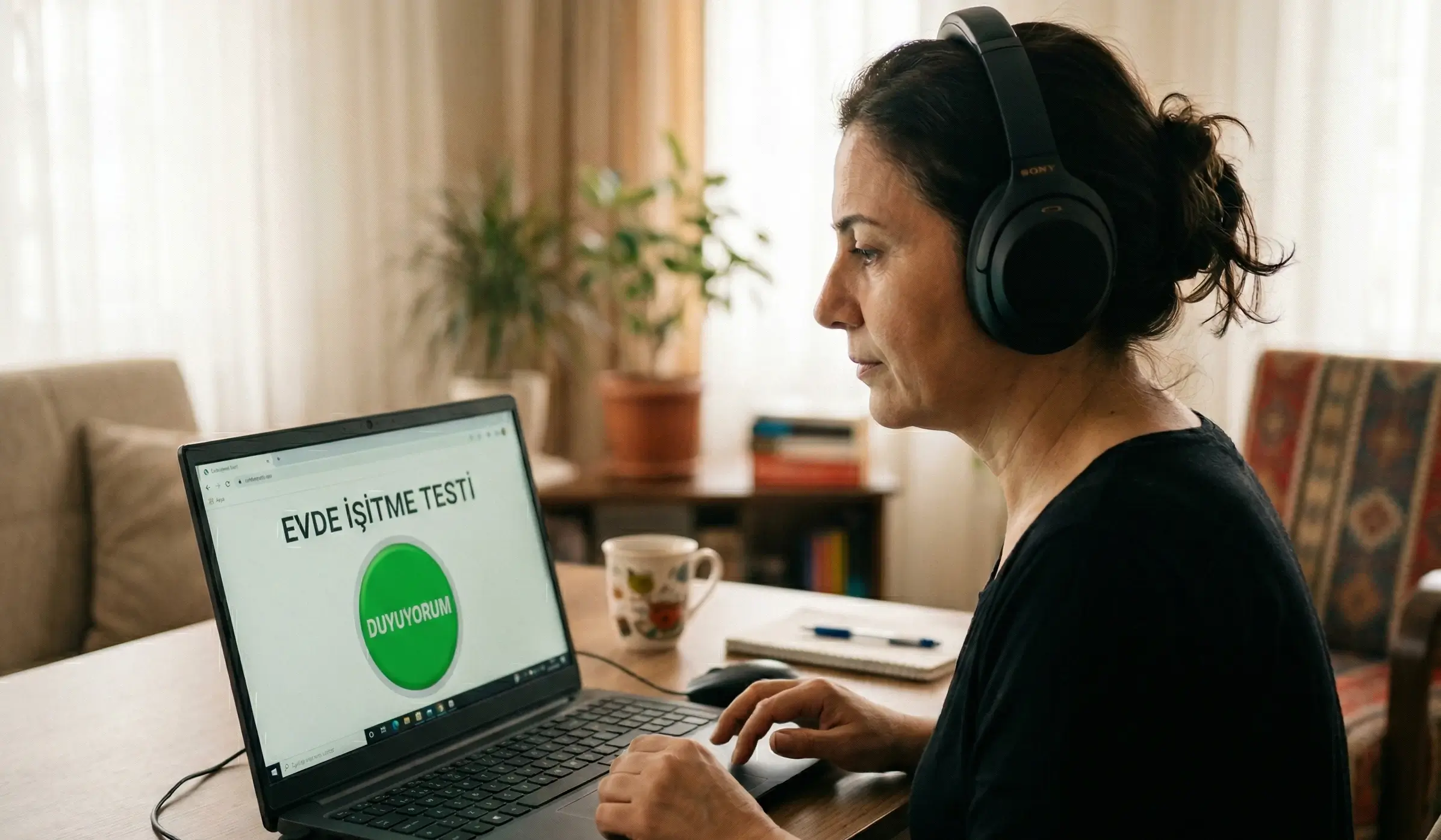 Evde işitme testi